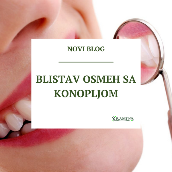 Blistav osmeh sa konopljom