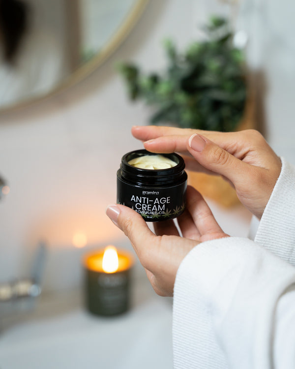ANTI-AGE KREMA GRAMINA KONOPLJA CBD ulje antiage cream