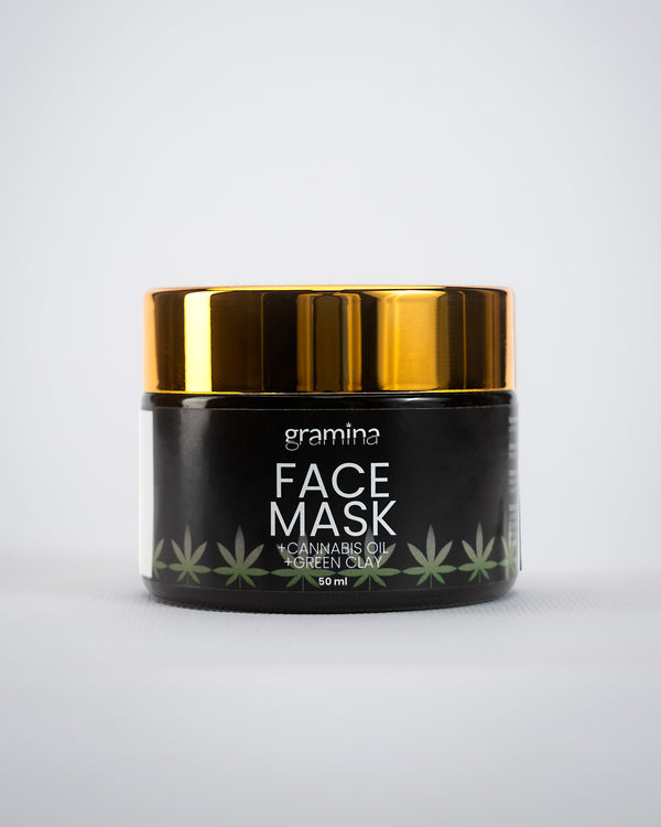 MASKA ZA LICE SA KANABISOVIM ULJEM GRAMINA