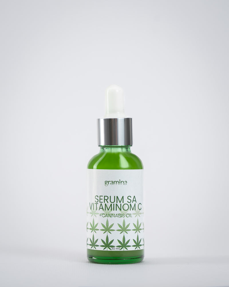 SERUM SA VITAMINOM C SA KANABISOVIM ULJEM - GRAMINA KONOPLJA