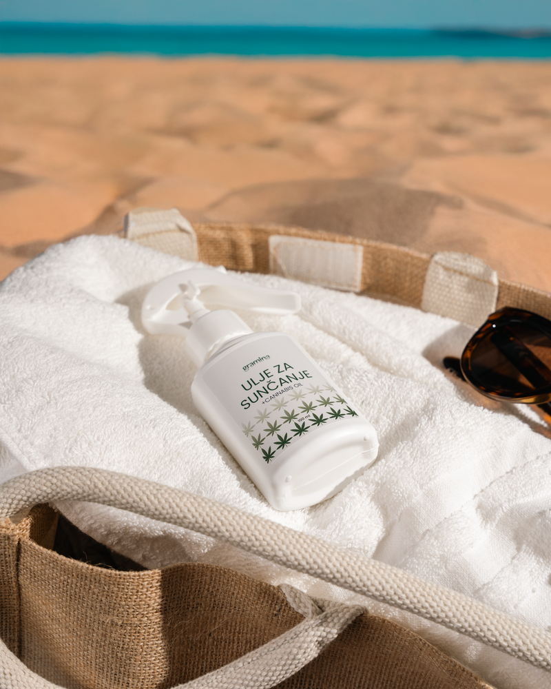 ULJE ZA SUNČANJE SA KANABISOVIM ULJEM