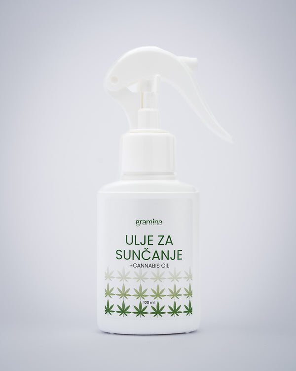 ULJE ZA SUNČANJE SA KANABISOVIM ULJEM